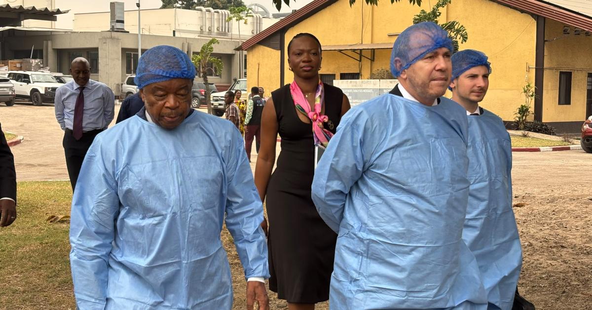 La visite de la délégation de l'AFD à Kinshasa 