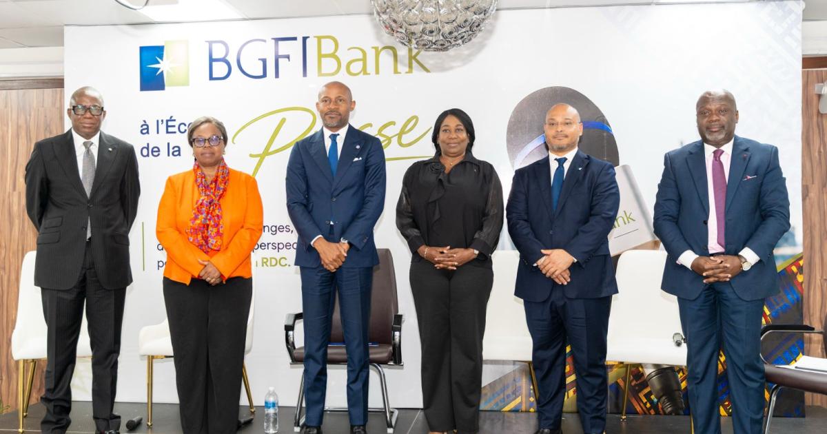 Diner de presse organisé par la BGFI Bank en présence Patrick Muyaya, ministre de la communication et médias 