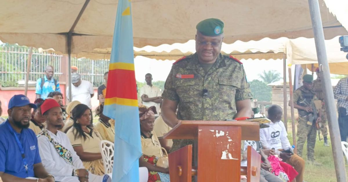 Le général-major Kasongo Mulumba Gaby, gouverneur militaire de l’Ituri
