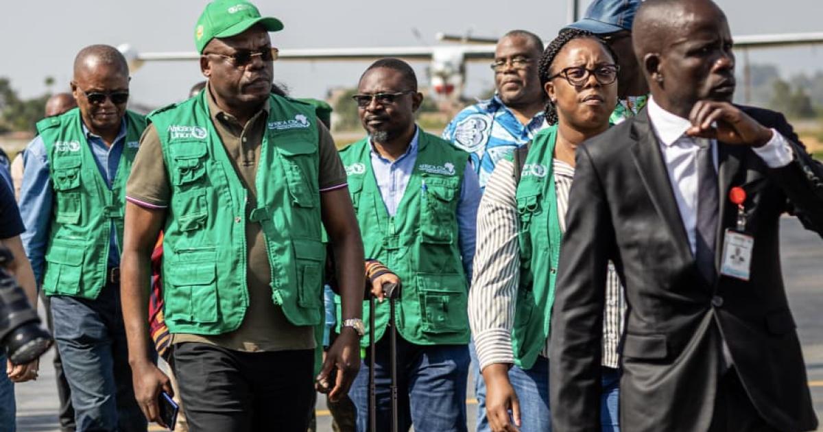 Le DG d'Africa CDC, Jean Kaseya à Bunia