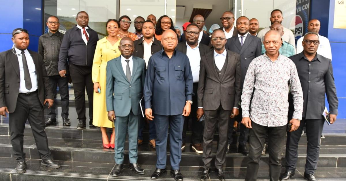 Le DG de l'OCC, Lohohola Osomba, à l'Agence de Maluku 
