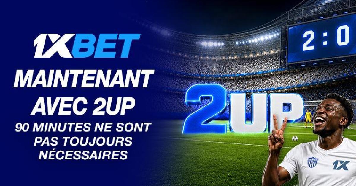 Quand deux buts changent tout : comment la fonction 2up aide les joueurs de 1xBet