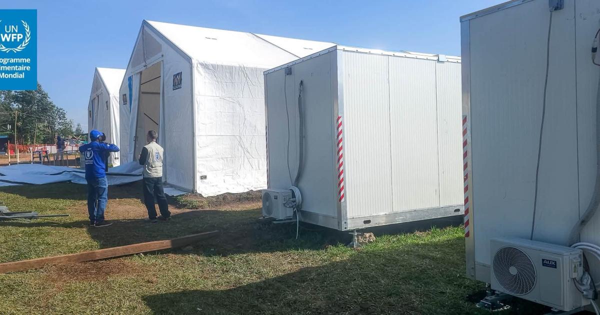 Ituri: In Lita, WFP hands over a logistics base of over 240 m² to the government to strengthen the response against Ebola