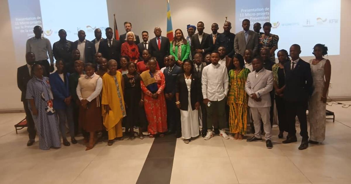 Kinshasa: 11 microprojects launched to prevent youth violence