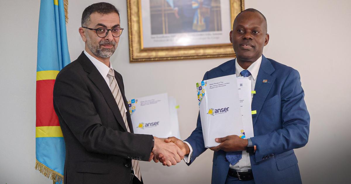 ANSER and ELICOM/EMC sign contract for the electrification of the city of Nioki