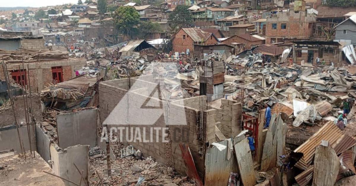 Bukavu: at least three dead and over 300 houses burned in a fire in Nyalukemba