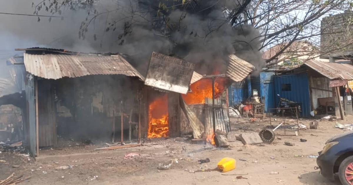 Kinshasa : un atelier de couture prend feu à Lemba, vêtements, argent et autres biens calcinés
