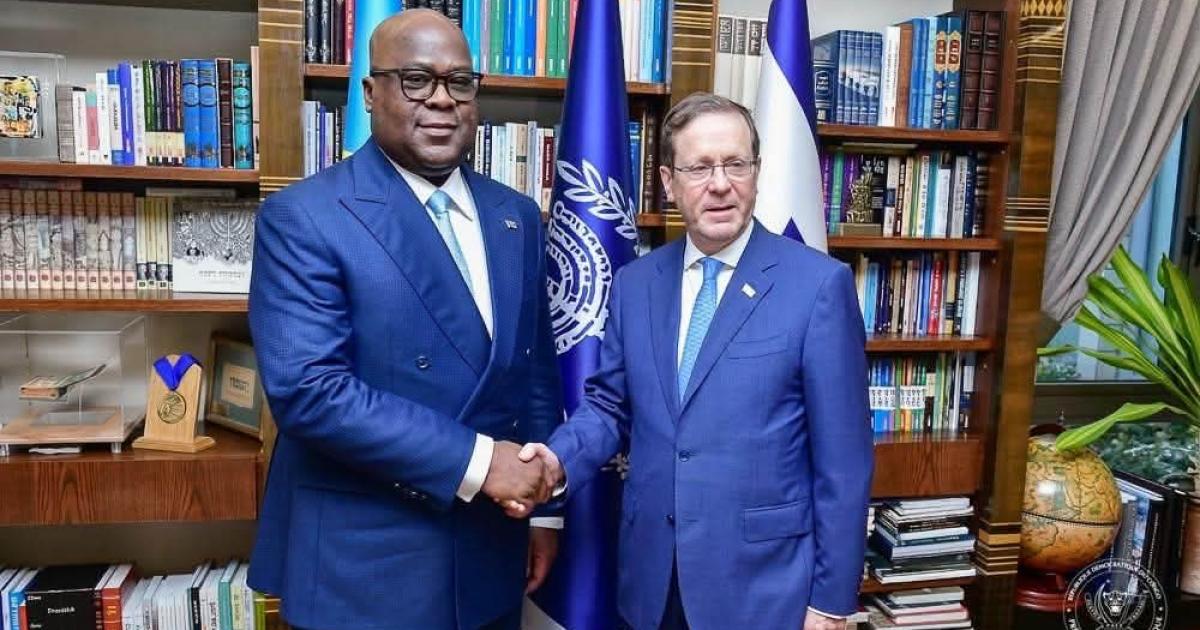 Tshisekedi et Isaac Herzog