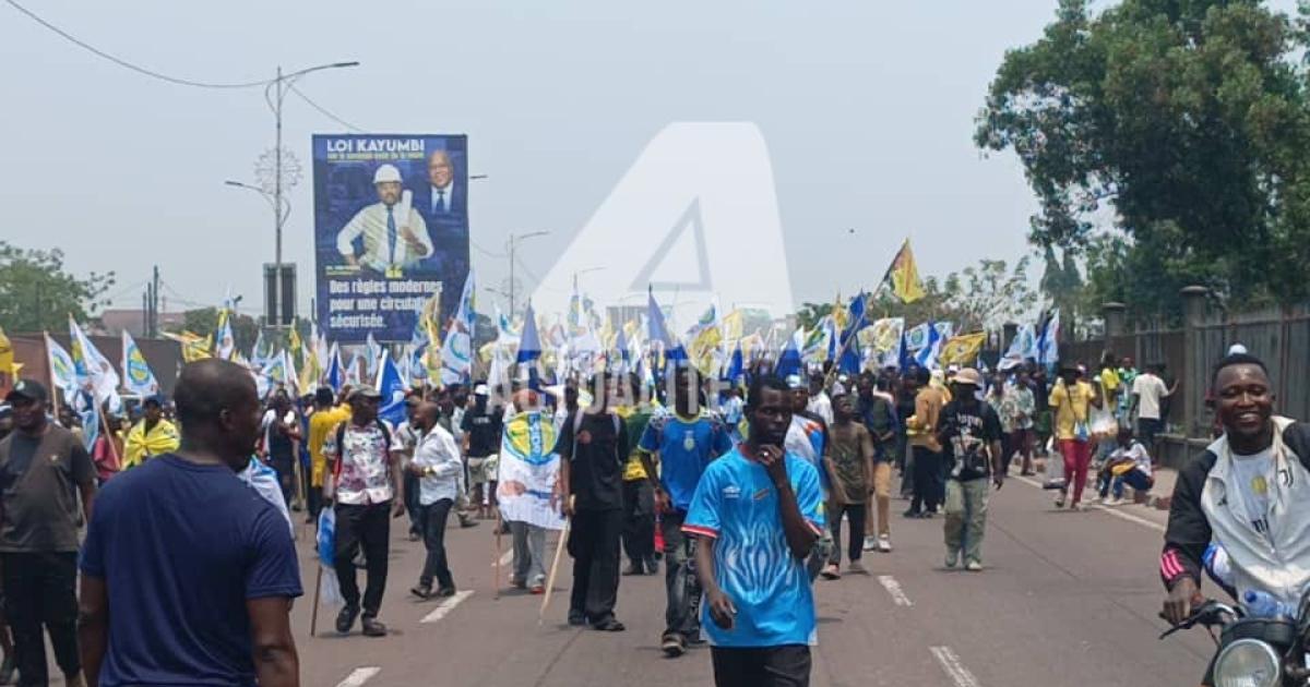 C64 March in Kinshasa: How the Large Opposition Mass from the Limete Interchange Did Not Reach the Ecide Headquarters, the Destination of the Protest