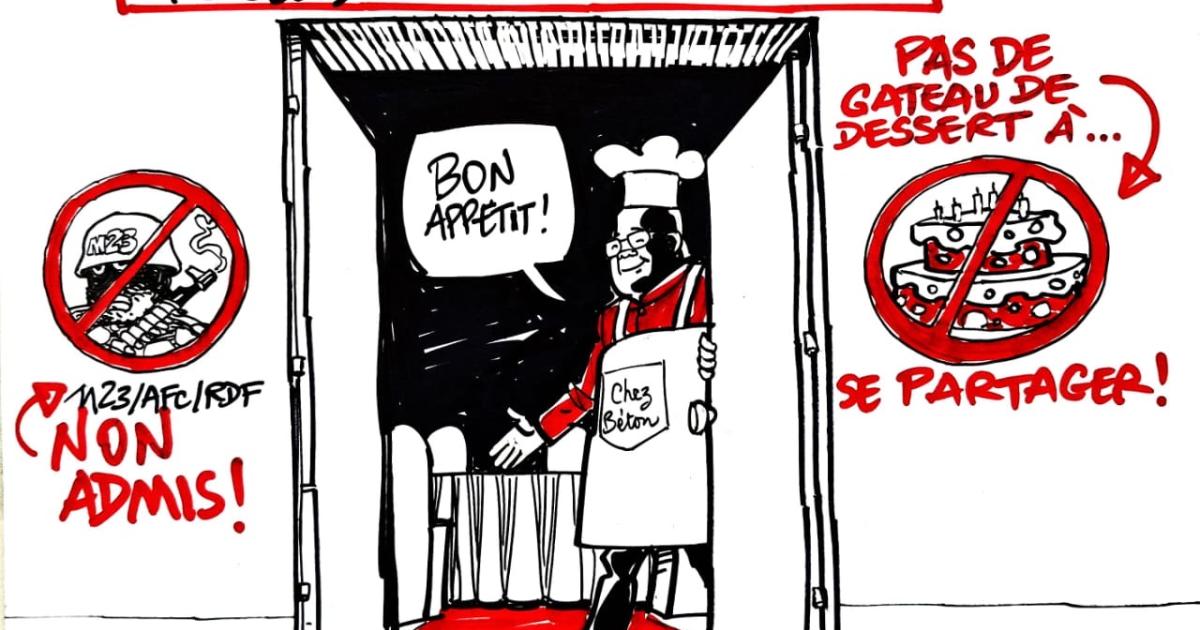 Caricature: everyone is invited to the national dialogue table... except those who are armed