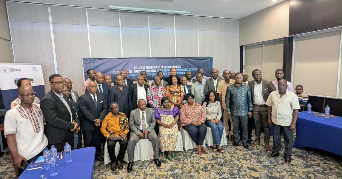RDC : nécessité de renforcer les capacités institutionnelles et logistiques dans les secteurs de Santé, Pêche et Élevage et Environnement pour une bonne résilience face aux urgences sanitaires
