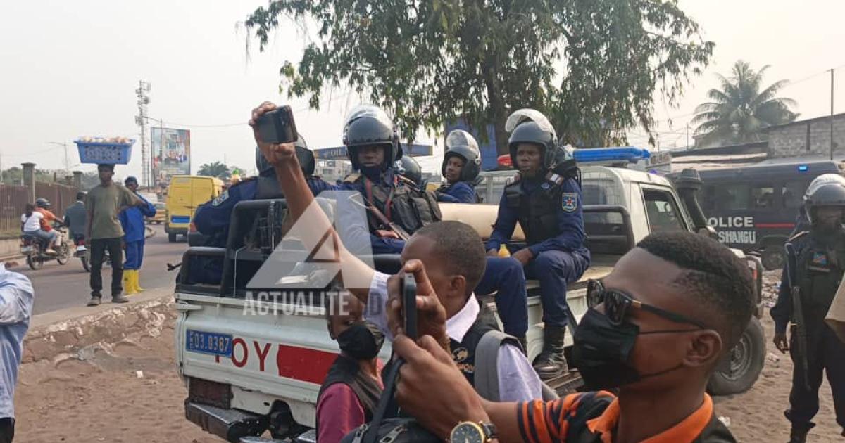 Marche de l'opposition à Kinshasa