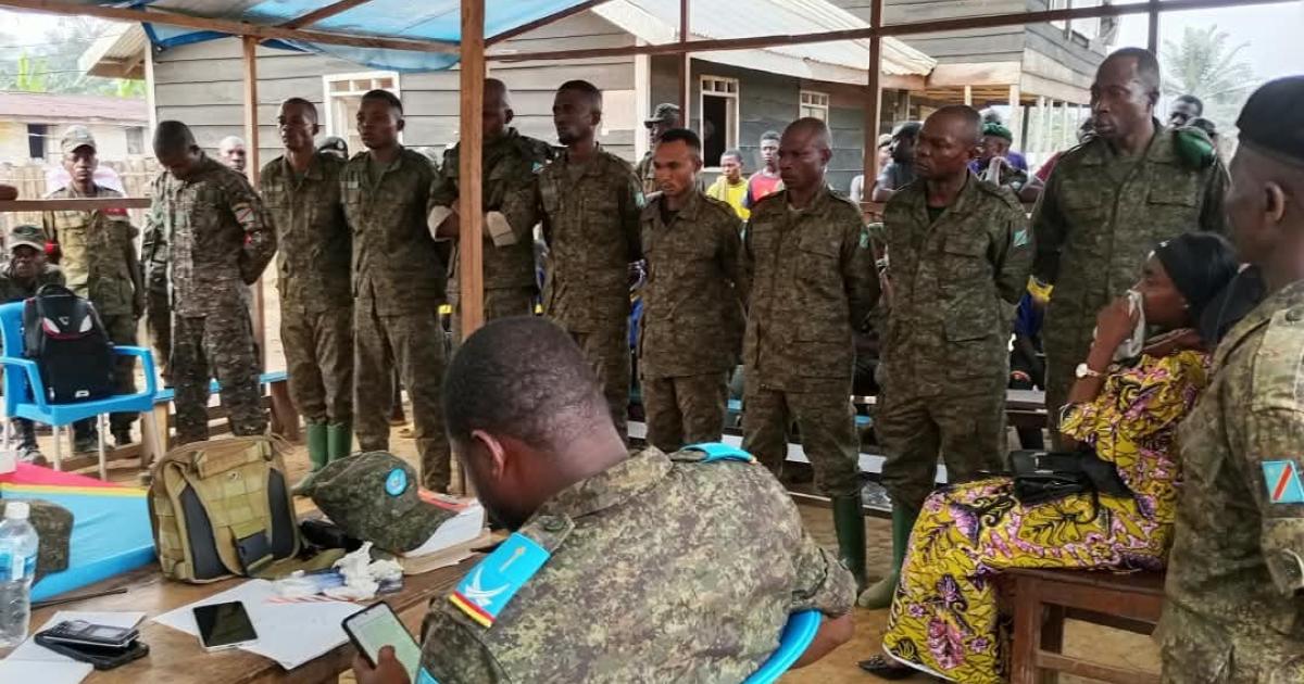 Walikale : deux militaires condamnés à mort pour l’assassinat de leur commandant