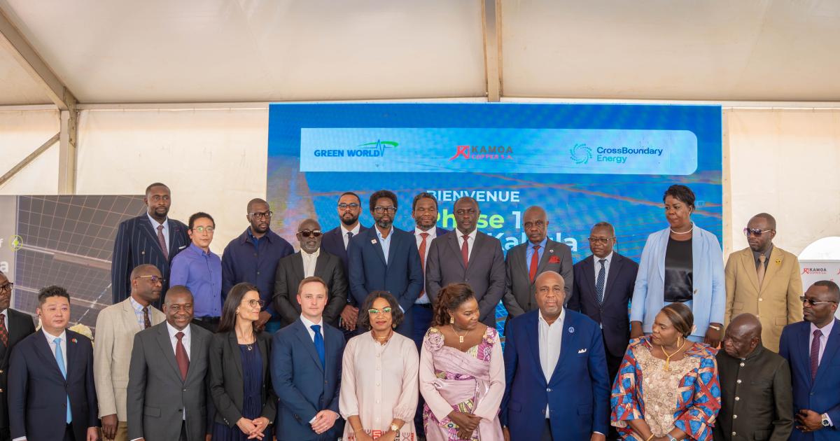 Expanding energy supply by promoting and securing investment in the DRC: ARE marks the launch of phase one of the Kamoa-Kakula solar park, a sign of a highly bankable electricity market