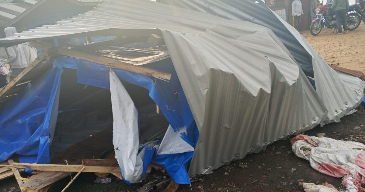 Kalehe : plusieurs habitations et une école endommagées par une violente tempête à Mbinga Nord