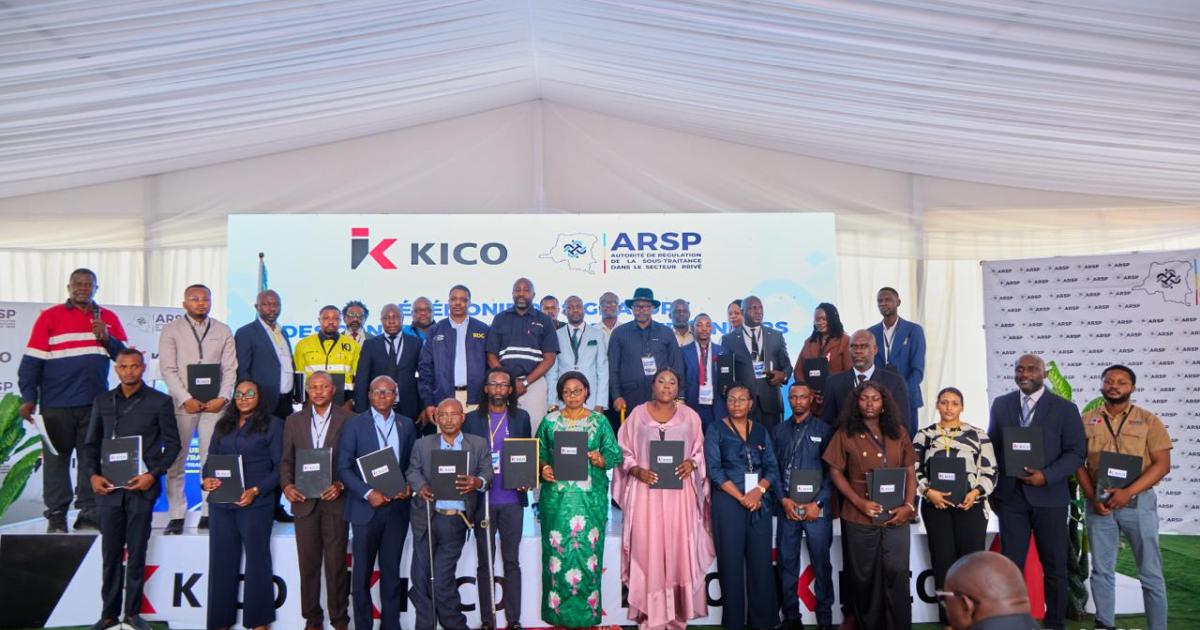 Signature des contrats entre KICO et 28 entreprises congolaises
