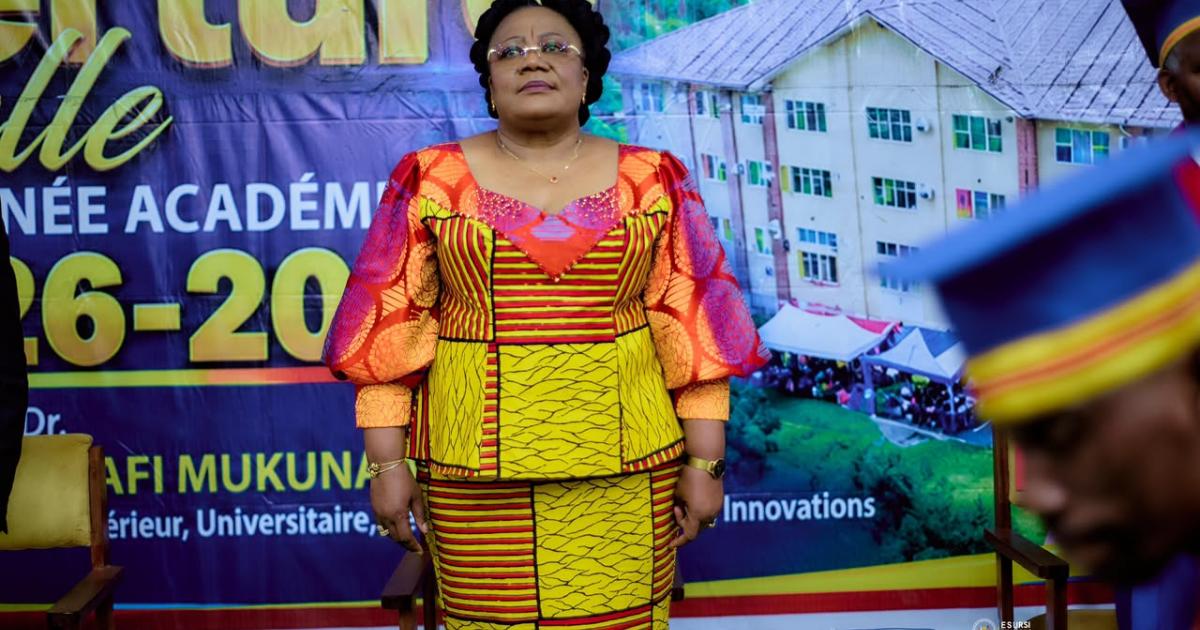 Safi Mukuna, ministre de l'ESU