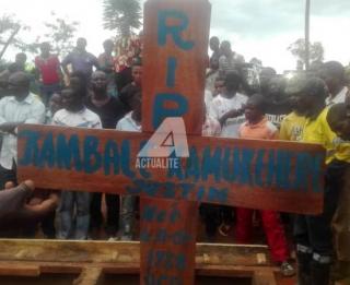 Illustration/Inhumation d'une victime des tueries des rebelles ADF/ Ph Yassin Kombi ACTUALITE.CD