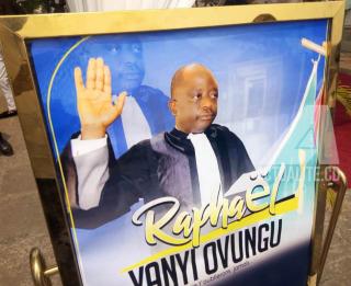 Obsèques du juge Raphaël Yanyi. Crédit photo ACTUALITE.CD.