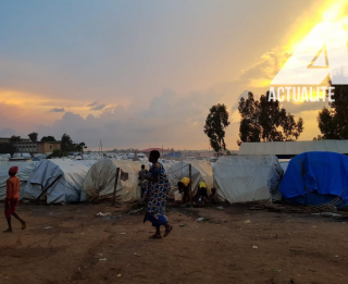 Les déplacés de Djugu dans un camp à Bunia/Ph ACTUALITE.CD