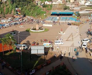 Vue de la ville de Bukavu