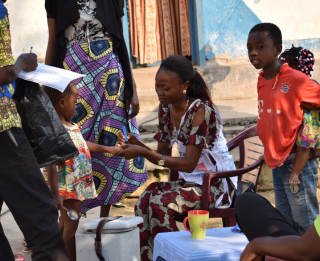 Vaccination contre la polio à Kindu