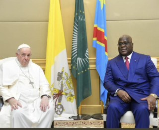 Pape François et Félix Tshisekedi