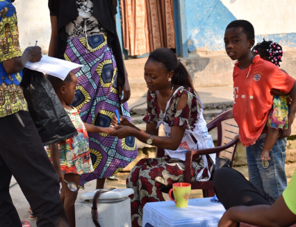 Vaccination contre la polio à Kindu