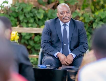 Joseph Kabila lors des consultations à Bukavu