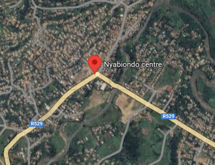 Nyabiondo sur la carte