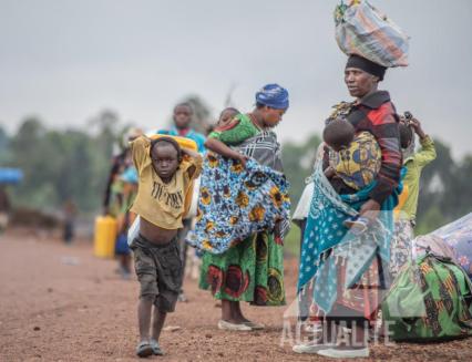 Déplacés de Rutshuru au Nord-Kivu
