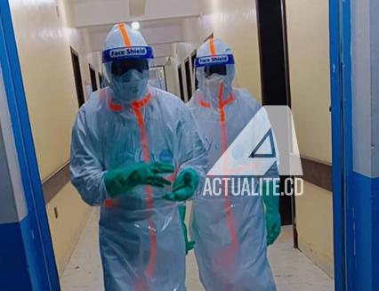 Les personnels soignants Ebola à Bunia 