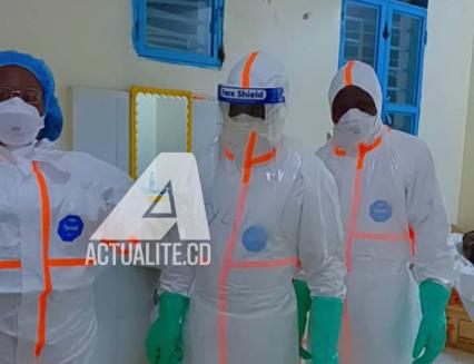 Les personnels soignants d'Ebola à Bunia 