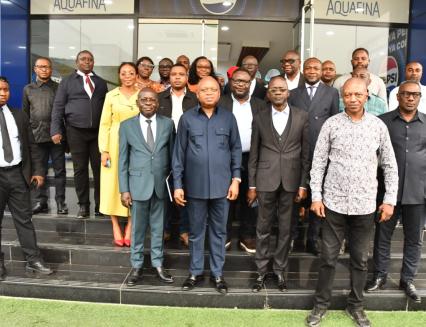 Le DG de l'OCC, Lohohola Osomba, à l'Agence de Maluku 