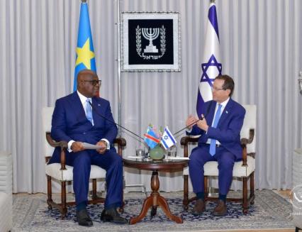 Félix Tshisekedi et Isaac Herzog