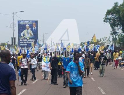 Marche de l'opposition à Kinshasa
