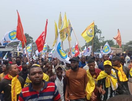 Marche de l'opposition à Kinshasa