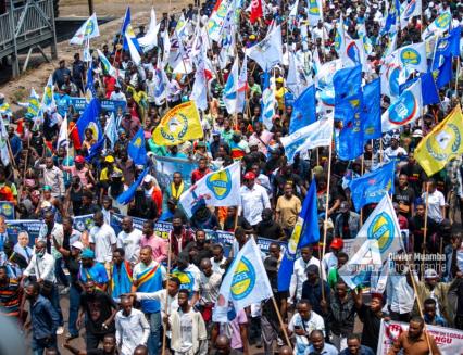 Marche de l'opposition à Kinshasa