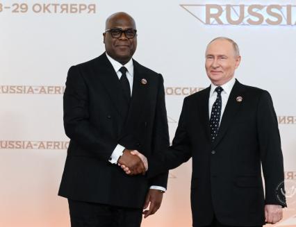 Félix Tshisekedi et Vladmir Poutine
