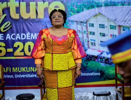 Safi Mukuna, ministre de l'ESU