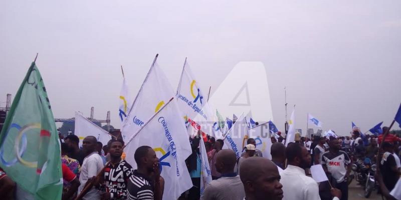 Meeting de l'opposition à Kinshasa (Photo ACTUALITE.CD)