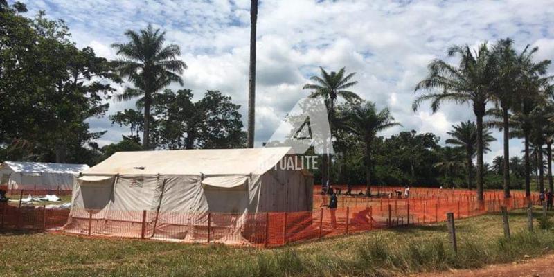 Centre de traitement d'Ebola à 15Km de Mbandaka (Ph.ACTUALITE.CD)