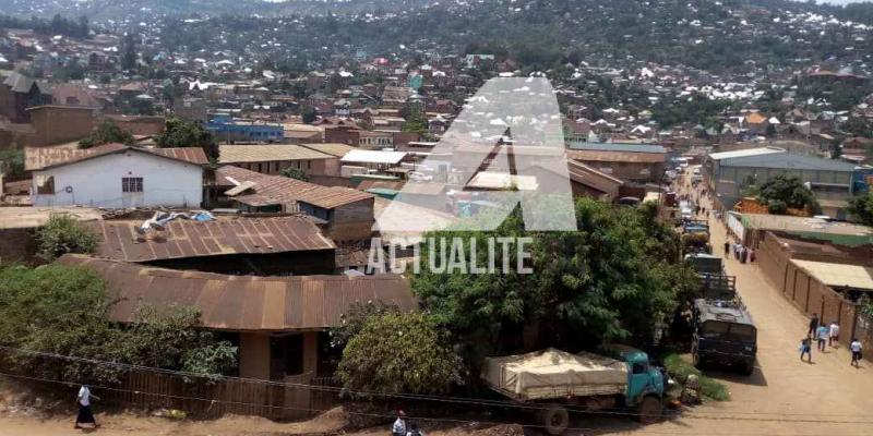 Une vue de la commune de Kadutu dans la ville de Bukavu