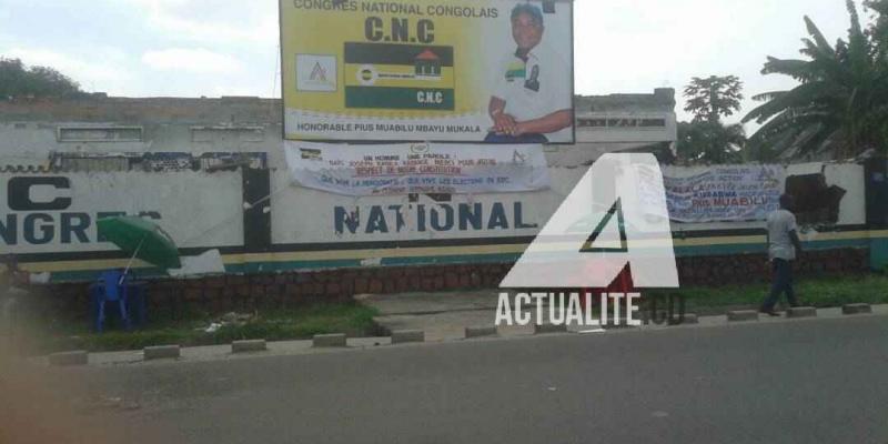 Le siège du Congrès national congolais (CNC) à Limete