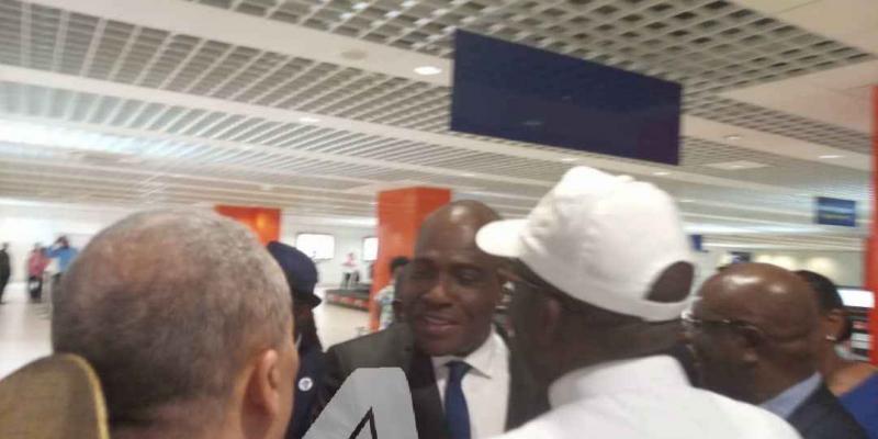 Fayulu arrivé à l'aéroport de N'djili en provenance de l'Europe