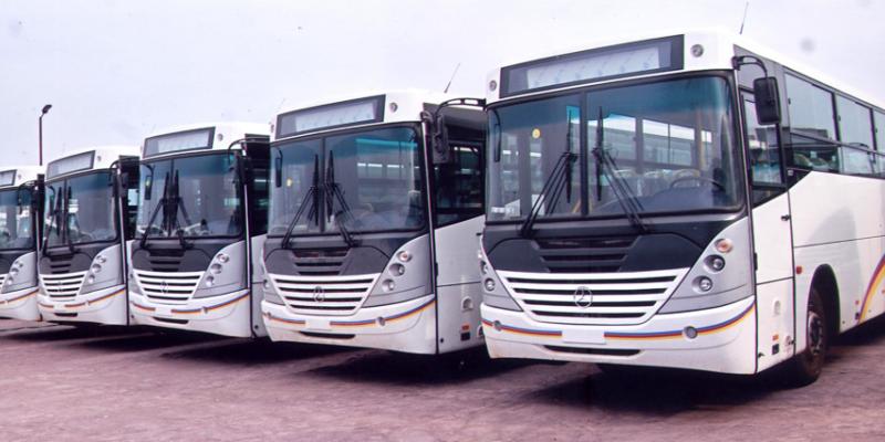 Les bus de la société Transco