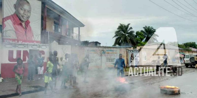 manifestation des militants de l'UNC contre la désignation de Martin Fayulu comme candidat de l'opposition à la présidentielle/Ph. Christine Tshibuyi 