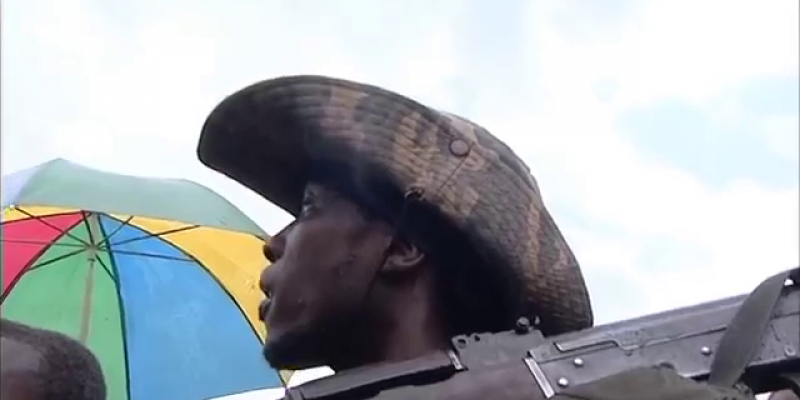 Un rebelle dans l'est de la RDC / Ph. Tiers 