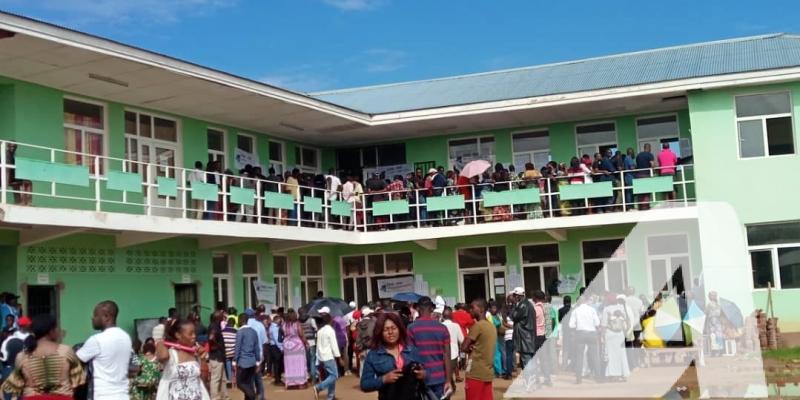 Le centre de vote à La Clinique Vétérinaire à Lubumbashi.