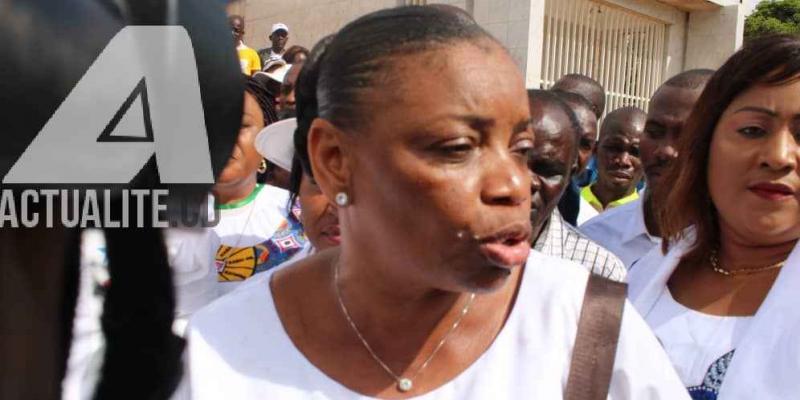 Eve Bazaiba, directrice adjointe de la campagne électorale de Martin Fayulu